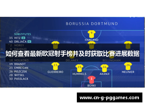 如何查看最新欧冠射手榜并及时获取比赛进展数据